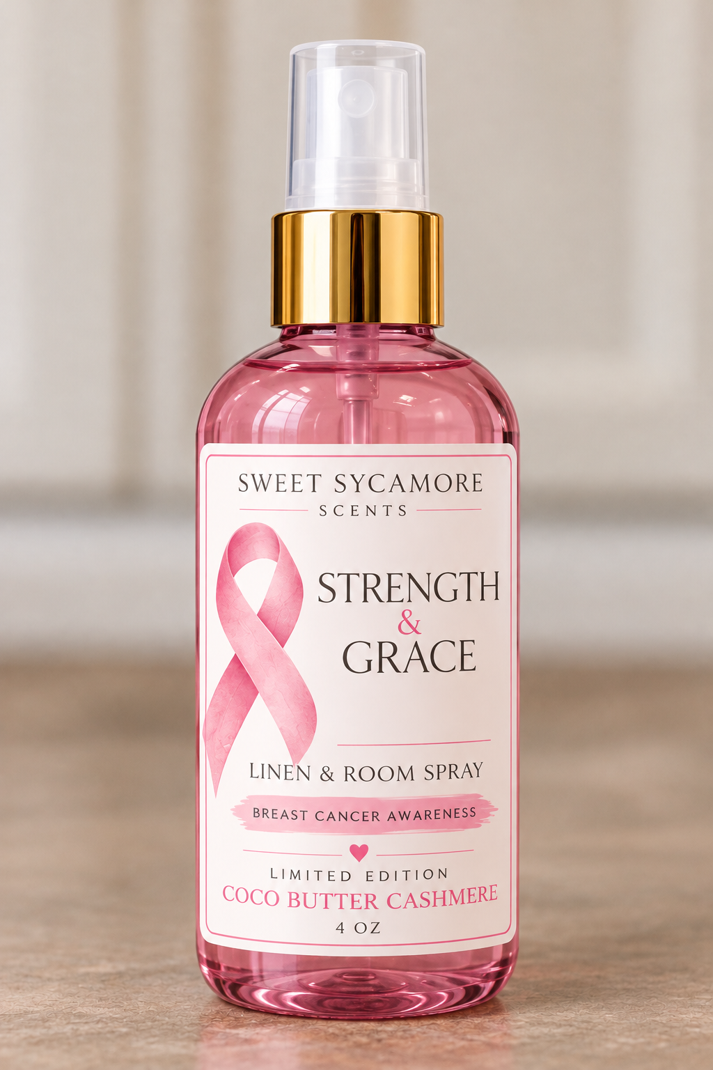 Breast Cancer Awareness Linen and Room Spray